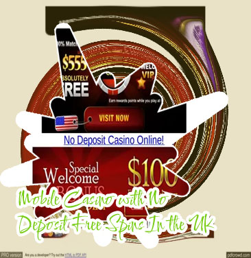 Mobil casino no deposit bonus